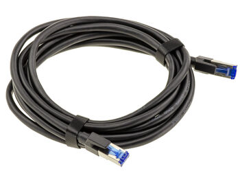 Câble réseau RJ45 Cat 8 40Gbps 2000MHz cuivre 26AWG, longueur 3m avec double blindage S/FTP