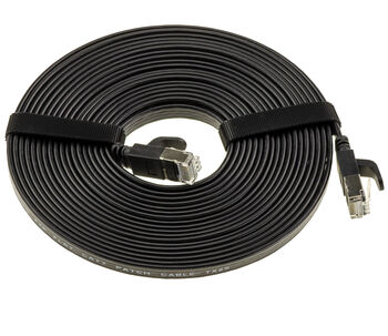 Câble réseau RJ45 Cat 7 10Gbps 600MHz cuivre 32AWG, longueur 5m avec blindage FTP