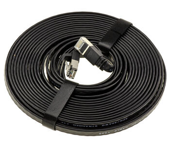 Câble réseau RJ45 Cat 7 10Gbps 600MHz cuivre 32AWG, longueur 10m avec blindage FTP
