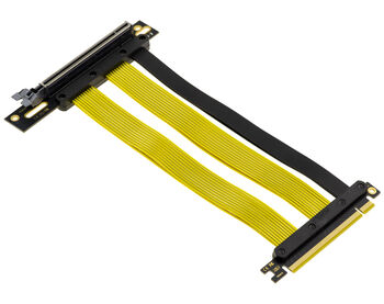 Riser nappe d'extension PCI Express Gen 5.0 pour carte graphique GPU PCIe x16 mâle vers femelle, montage 90° longueur 20cm