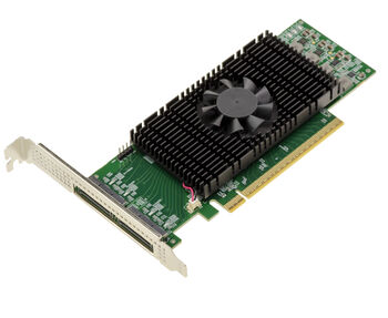Carte Retimer PCIe 5.0 x16 avec 2 ports MCIO 8i externes, contrôleur Montage M88RT51632, 32GT/s, CXL 2.0 et bifurcation PCIe.