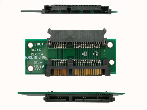 SATA changer: SATA 22-pin male to SATA 22-pin female SATA 22-pin extender SATA 22-pin extender