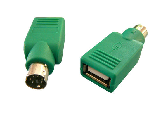 USB Female to PS2 Male Converter - For using a USB mouse on a PS2 port