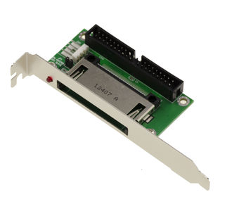 Compact Flash to IDE 3.5"" (40 pins) - Bootable MALE With Back Plate With Back Plate