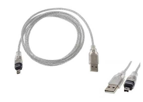 Cable USB Male to FIREWIRE IEEE1394a MALE Length 1.2M - Firewire plug ...