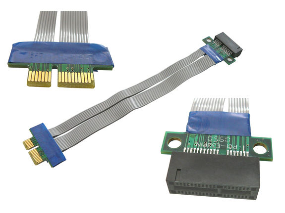 Riser PCI Express 1 PCIe port 1x - SLEEVE Total length 190mm Total length 190mm