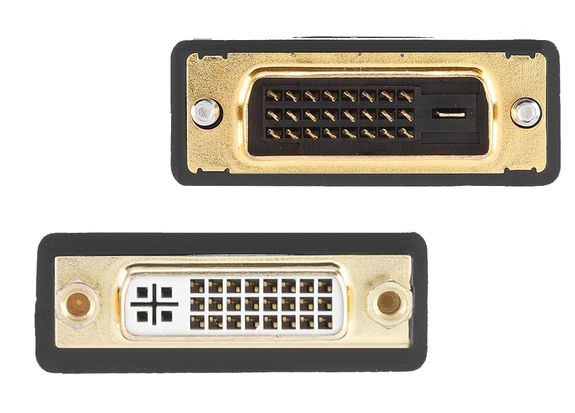 DVI-I DUAL LINK FEMALE (24+5) to DVI-D DUAL LINK MALE (24+1) adapter
