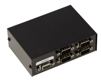 RS-232 Serial sharing box / RS-232 Switch / 4 ports