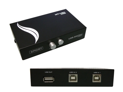 USB 2.0 sharing box / 2-port switch - Printer compatible