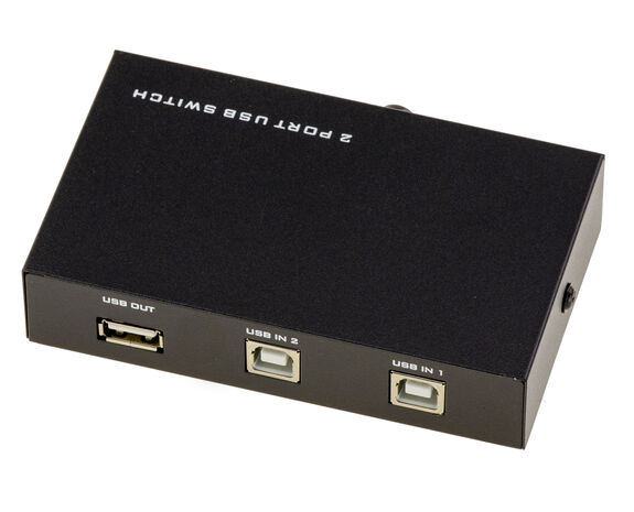 Boîtier KVM Switch Pour 2 PC – Partage écran VGA, Clavier Et Souris USB – Commutation Par Raccourci Clavier Ou Télécommande – Résolution Jusqu'à 2048x1536