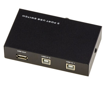 USB 2.0 sharing box / 2-port switch - Printer compatible