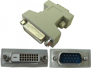 DVI Female (DVI-D 24+1) / VGA Male (SUB 15) adapter