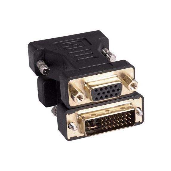DVI Female (DVI-I Dual Link 24+5) / VGA Male (SUB 15) adapter
