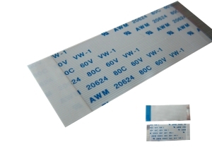 ZIF ribbon mat type B - AWM 20624 - 5.5cm - Connectors on opposite sides. For 1.8 ZIF disks