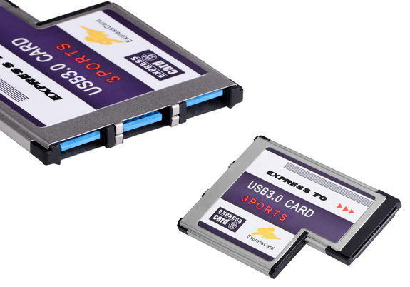 Express Way Usb Ct. EXPRESSCARD 54mm USB3.0 USB 3 SUPERSPEED 3 ports FL1100
