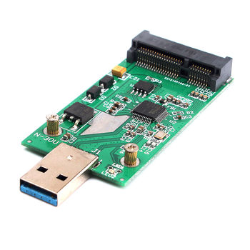 mSATA to USB 3.0 adapter For mini PCIe mSATA SSDs For mini PCIe mSATA SSDs