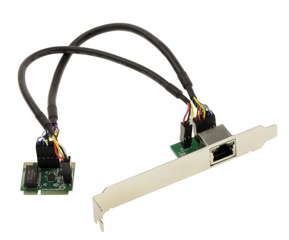 Mini PCI EXPRESS Controller Card (MiniPCIE) LAN GIGABIT ETHERNET PORT CHIPSET REALTEK RTL81111
