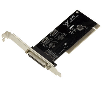 Carte PCI-Express 1X - 1 port Imprimante Parallèle DB25 (DEX-306583