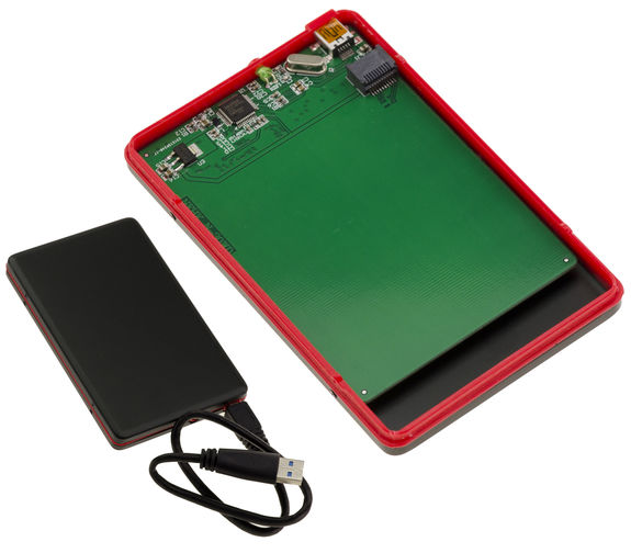 Aluminium Enclosure BLACK MATT For ULTRASLIM Hard Disk USB 3.0 Link - With Accessories USB 3.0 Link - With Accessories