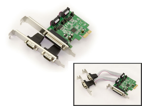 KALEA-INFORMATIQUE Carte contrôleur PCI Express PCIe Série RS232 2 Ports avec Chipset ASIX avec équerres Low et High Profile KALEA-INFORMATIQUE Carte contrôleur PCI Express PCIe Série RS232 2 Ports avec Chipset ASIX avec équerres Low et High Profile
