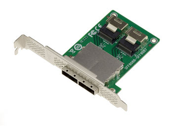 SAS conversion plate SFF8088 SFF8087 miniSAS internal external SFF-8088 SFF-8087 - LOW and HIGH PROFILE
