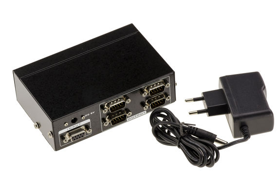 SPLITTER Serial RS232 / 1 to 4 COM PORTS - Duplicates an RS-232 signal ...