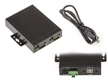Convertisseur USB Vers 4 Ports RS232 DB9 Industriel - Boîtier Métal Rackable KALEA