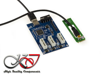 Waveshare Adaptateur M.2 M KEY vers A KEY, pour appareils PCIe, prend Waveshare Adaptateur M.2 M KEY vers A KEY, pour appareils PCIe, prend
