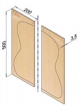 Table classique épicéa 1er choix