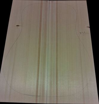 Table acoustique épicéa 3° choix