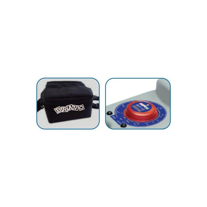 Gonfleur électrique BTK Bravo BTP 12 - 12V, Arrêt Automatique, Pour Pneus, Matelas, Bateaux, SUP, Avec Sac - 7
