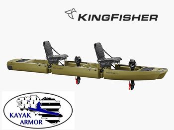 KINGFISHER Kayak de pêche modulable à pédales 2 places
