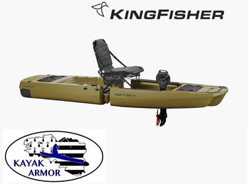 KINGFISHER MER Kayak de pêche modulable à pédales 1 place