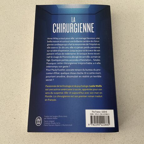 La Chirurgienne de Leslie Wolfe