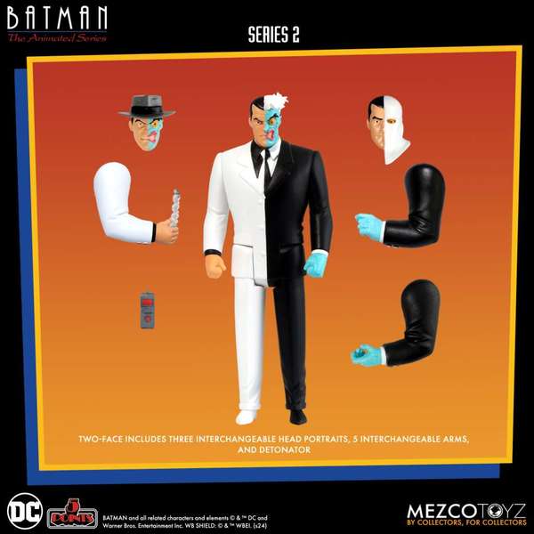 Batman Robin Joker Catwoman The Animated Series 9 cm 5 Points Mezco Batman Robin Joker Catwoman The Animated Series 9 cm 5 Points Mezco