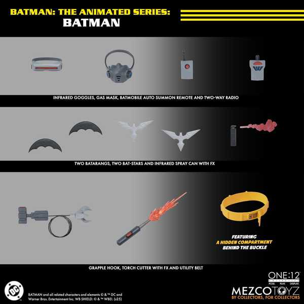 Batman: The Animated Series figurine 1/12 Batman Mezco