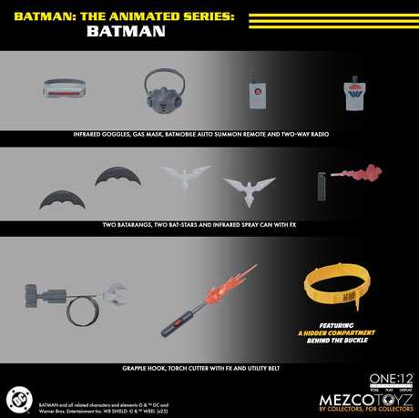 Batman: The Animated Series figurine 1/12 Batman Mezco