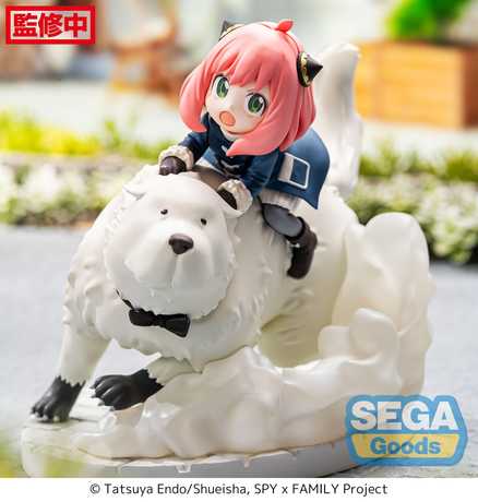 Spy x Family statuette Luminasta PVC Anya Forger & Bond Forger Mission Extend SEGA