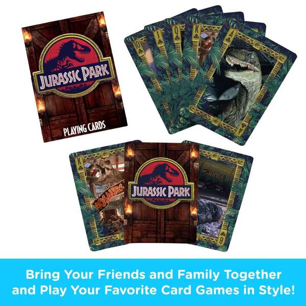 Jurassic park playing cards jeu de cartes AQUARIUS