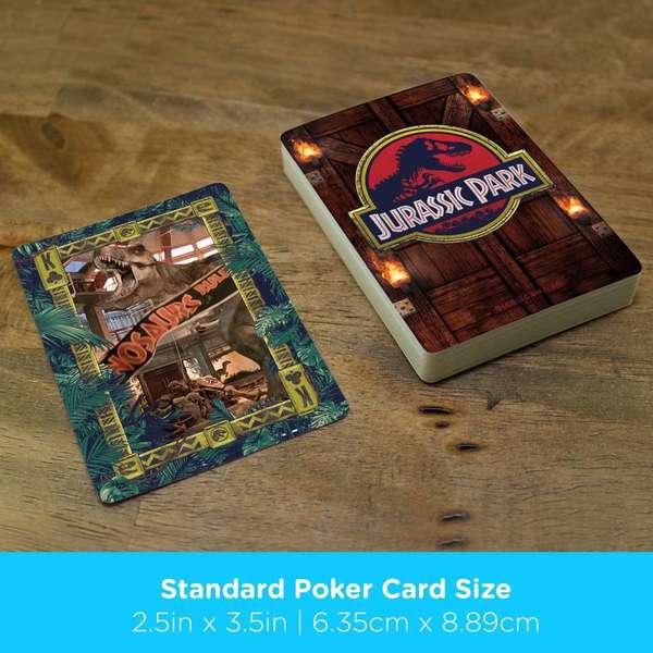 Jurassic park playing cards jeu de cartes AQUARIUS