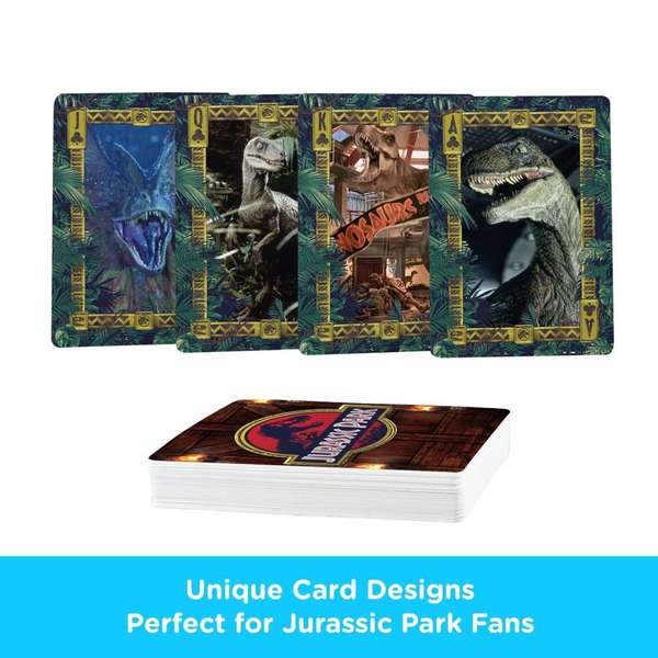 Jurassic park playing cards jeu de cartes AQUARIUS
