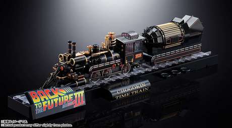 Retour vers le futur figurine Chogokin Time Train  Bandai