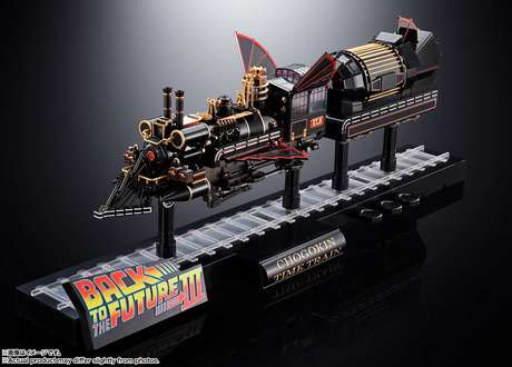 Retour vers le futur figurine Chogokin Time Train  Bandai
