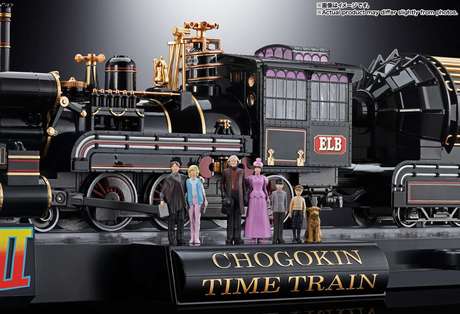 Retour vers le futur figurine Chogokin Time Train  Bandai