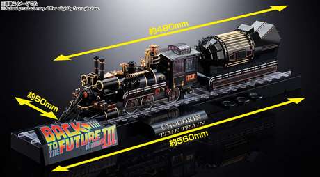 Retour vers le futur figurine Chogokin Time Train  Bandai