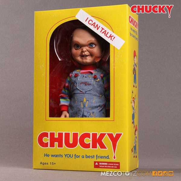 Chucky Jeu d´enfant poupée sonore Sneering Chucky 38cm Mezco