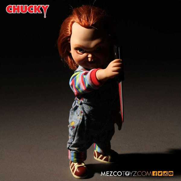 Chucky Jeu d´enfant poupée sonore Sneering Chucky 38cm Mezco