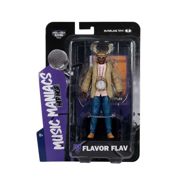 Music Maniacs Hip Hop figurine Flavor Flav  McFarlane Toys