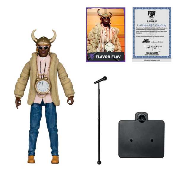 Music Maniacs Hip Hop figurine Flavor Flav  McFarlane Toys