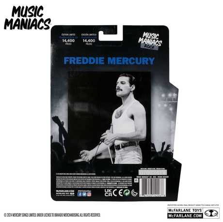 Music Maniacs Rock figurine Freddy Mercury McFarlane Toys